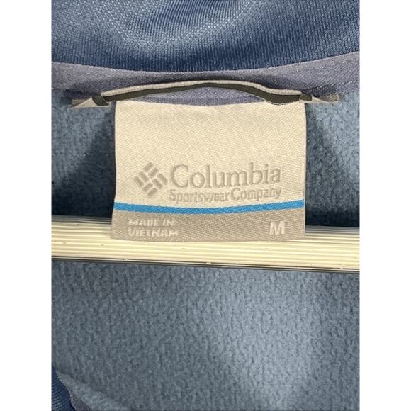 Columbia Pullover Women's M Blue Rosemont Station II 1/2 Zip Fleece Sweatshirt‎ - Picture 4 of 11